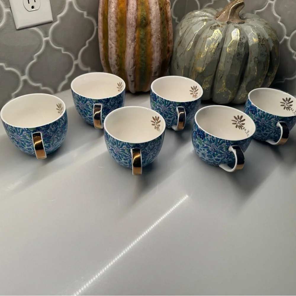 Lily Pulitzer mugs pack of 6